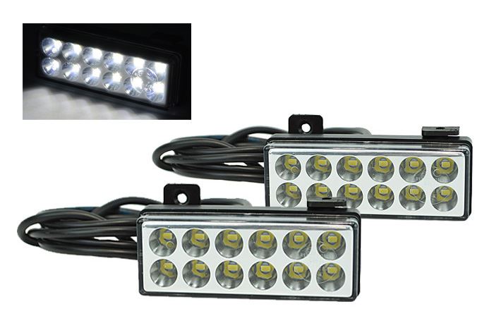 LAMPA JAZDY DZIENNEJ  LED EGKAL DLD 2SZT SZEROKA