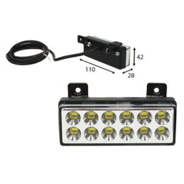 LAMPA JAZDY DZIENNEJ  LED EGKAL DLD 2SZT SZEROKA