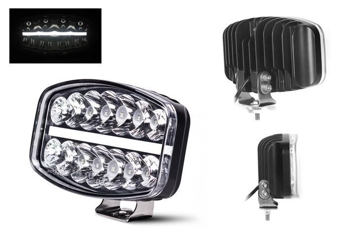HALOGEN LED PROSTOKĄTNY POZYCJA ŚRODEK KMR