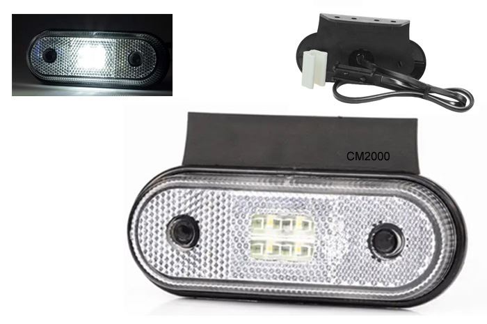 Lampa obrys LED FT-020 biała QS150