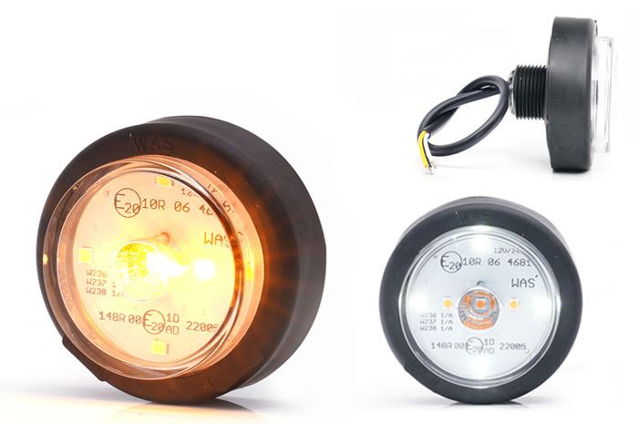 Lampa kierunku-poz LED W238 wpuszczana