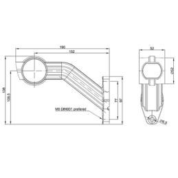 Lampa obrys-w LED FT-140 długa lewa QS075