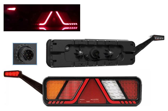 Lampa tylna LED FT-700 24V /gni-obrys/ lewa