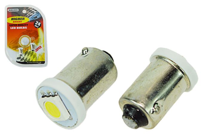 ŻARÓWKA LED 24V BA9S 1-LED /2-SZT/