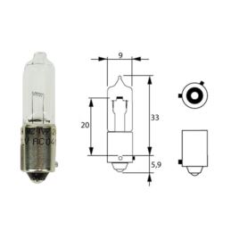 ŻARÓWKA SAM  H21 24V 21W BAY9S
