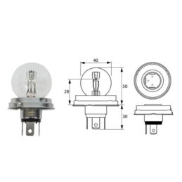 ŻARÓWKA SAM  R2 24V 55/50W