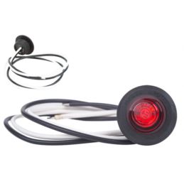 Lampa obrys LED HOR109 czerwona wpuszczana