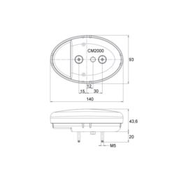 Lampa kierunku-poz LED FT-356 IND