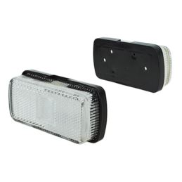 LAMPA OBRYS  EGKAL LP1 PŁASKA BIAŁA