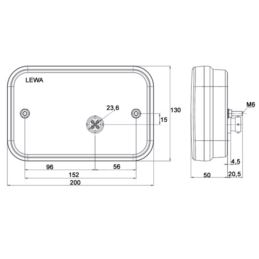 Lampa tylna LED FT-270 12V GNI prawa COF R