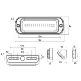 Lampa robocza LED W229 1460lm NEON
