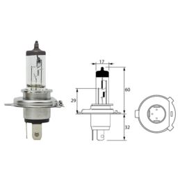 ŻARÓWKA SAM  H4 12V  55/60W P43