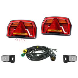 ZESTAW LAMP FT-371 CANBUS WIĄZKA 7/4,5M OBR A