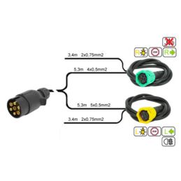 ZESTAW LAMP FT-88 WIĄZKA  7/5,3M OBR B