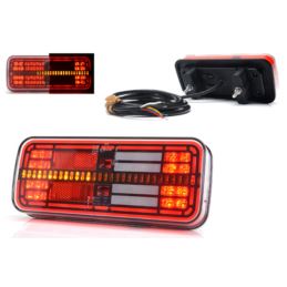 Lampa tylna LED W194DD S-4 z p-mgielnym