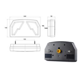 Lampa tylna LED FT-372 GNI lewa TD
