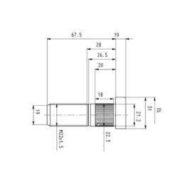 ŚRUBA KOŁA SAF M22X1,5 L-65MM KPL