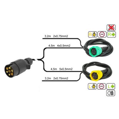 ZESTAW LAMP FT-88 WIĄZKA  7/4,5M OBR B x