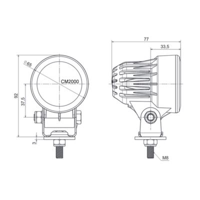 Lampa robocza LED FT-362 1200lm