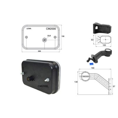 ZESTAW LAMP FT-270 WIĄZKA 13/6M OBR B x