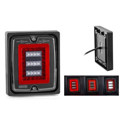 Lampa p-mgielna LED FT-324 w ramce z cofania