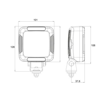 Lampa robocza LED W302 1800lm NEON