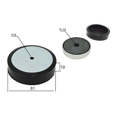 Podstawa magnetyczna do montażu lamp roboczych