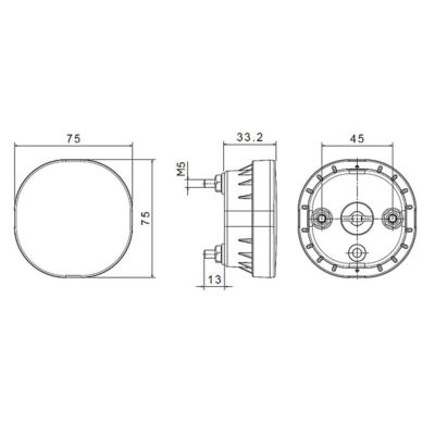 Lampa cofania LED FT-410 na śruby x