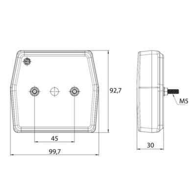 Lampa cofania LED FT-224 12V