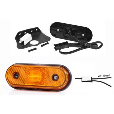 Lampa obrys LED FT-020 żółta QS150