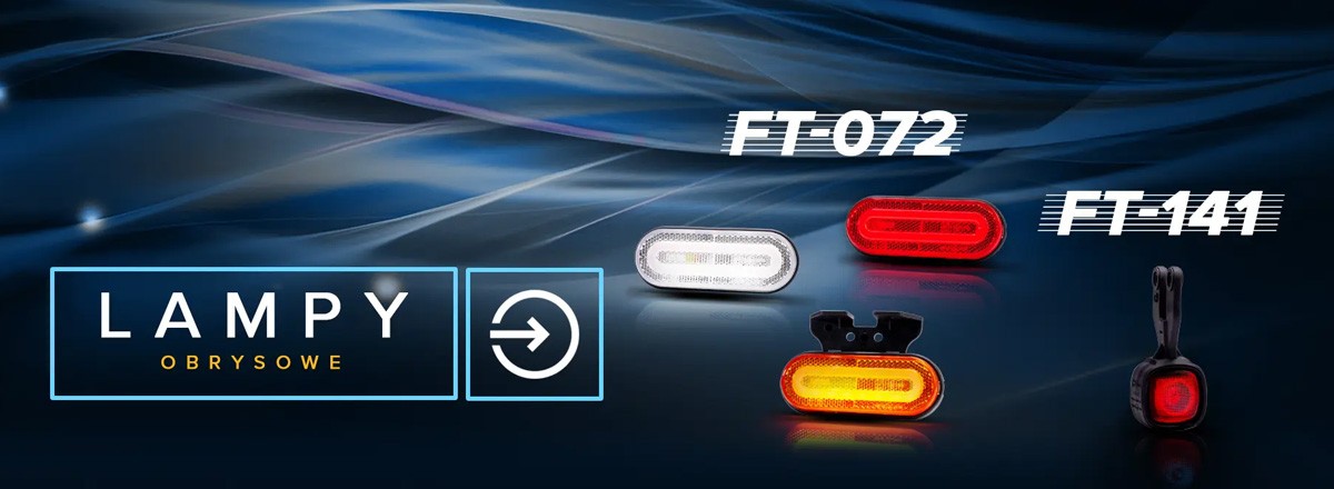 Lampy obrysowe FT-072 i FT-141